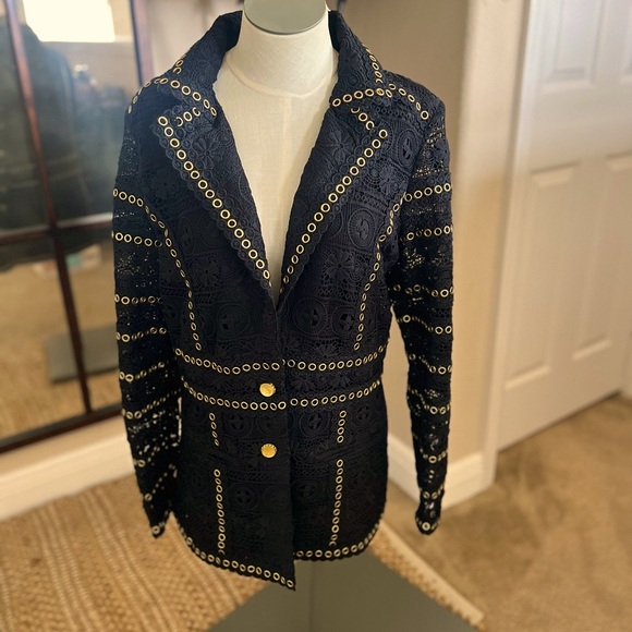 berek Jackets & Blazers - *NEW* Embroidered Black Blazer